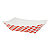Bandeja Papel Xadrez Vermelho 10Un - Imagem 1