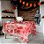 Toalha de Mesa Sangrenta Halloween – Estampa Gaze de Sangue – Decoração Assustadora - Imagem 1