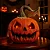 Enfeite Abóbora Halloween c/ Luz LED, Som e Movimento - Imagem 1