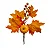 Galho Decorativo Halloween – Folhagem com Abóbora e Frutinhas | 29cm - Imagem 1