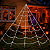 Teia de Aranha Triangular para Decoração Halloween – 5 x 4,8 metros - Imagem 1