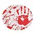 Prato de Papel Halloween Help 18cm – 10 Unidades - Imagem 1