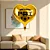 Balão Metalizado 45cm – Melhor Pai Coração Dourado - Imagem 1