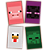 Quadros Decorativos Minecraft – Festcolor (4 unidades) - Imagem 1