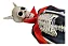 Esqueleto Diabinho com Chifres – Enfeite de Halloween 40cm - Imagem 2