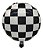 Balão Quadriculado “Pista de Corrida” – 45 cm - Imagem 1