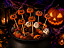 Pick Decorativo Halloween Abóbora 12cm – Kit com 12 Unidades - Imagem 1