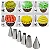 Kit Confeitaria – Bicos + Adaptador + Manga de Confeitar - Imagem 1