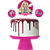 Topo de Bolo Barbie - Imagem 1