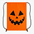 Mochila Saco Abóbora Halloween – Divertida e Prática - Imagem 2