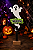 Enfeite Placa de Festa Halloween "Welcome" 70x26cm – Decoração Temática - Imagem 1