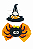 Presilha de Cabelo Halloween Chapéu e Aranha com Laço 2un. - Imagem 1