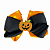 Presilha Laço Halloween Abóbora – 1 Unidade - Imagem 1
