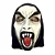 Máscara Vampiro Raivoso com Capuz – Fantasia Sombria para Halloween e Festas à Fantasia - Imagem 1