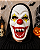 Máscara Palhaço com Capuz – Fantasia de Terror para Halloween, Carnaval e Festas à Fantasia - Imagem 1