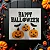 Adesivo de Gel Decorativo de Halloween – Happy Halloween - Imagem 1