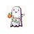 Balão Metalizado Fantasma Trick or Treat - Imagem 1