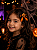 Presilha Halloween Abóboras 9cm (Par) - Imagem 1