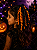Presilha Rococó Halloween – Laranja e Preto - Imagem 1