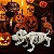 Esqueleto 3D Cachorro 39×19 cm – Decorativo Halloween - Imagem 1