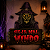 Enfeite Painel Halloween Seja Mal-Vindo Bruxa 55x50cm – Decoração Temática - Imagem 1