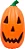 Abóbora Comprida 40cm – Enfeite de Halloween para Decoração - Imagem 1