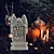 Lápide Morte Assustadora 39,5cm – Decoração de Halloween Realista e Sinistra - Imagem 1