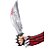 Faca Zombie Killer 50cm – Acessório de Fantasia e Decoração Halloween - Imagem 1