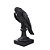 Enfeite de Resina Estátua de Corvo – 28cm - Imagem 2