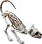 Enfeite Gato Ossada Halloween – 40x25x12cm - Imagem 2