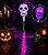 Bastão Caveira Luminoso Piscando LED Halloween 33 cm - 1 Unidade - Imagem 1
