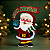 Painel de Papel Papai Noel “Merry Christmas” – 45x30cm - Imagem 1