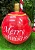 Bola Inflável Natalina “Merry Christmas” – 55cm - Imagem 1