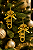 Ornamento Natalino Pistão Dourado 8cm – 2 Unidades - Imagem 1