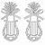 Ornamento Harpa Prata 8cm – Kit com 2 Unidades - Imagem 1