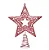 Ponteira Estrela Vermelho 18cm – Enfeite para Árvore de Natal com Brilho e Elegância - Imagem 1
