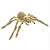 Enfeite de Halloween Aranha Esqueleto – 20cm - Imagem 1