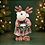 Enfeite de Natal Rena Vestido – 30x12x14cm - Imagem 1