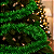 Festão Metalizado Natalino Verde 1,80m x 5cm – Decoração Brilhante e Festiva - Imagem 1