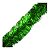 Festão Metalizado Natalino Verde 1,80m x 5cm – Decoração Brilhante e Festiva - Imagem 1