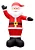 Papai Noel Inflável 1,80m Para Decoração De Casa E Comércio - 180cm Bivolt - Imagem 1