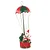 Papai Noel Decorativo com Balões Vermelhos – 1,10m x 44cm - Imagem 1