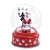 Globo de Vidro Musical – Vermelho e Branco 18 cm - Imagem 1