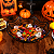 Cesta Bandeja Preta Teia De Aranha Festa Halloween - Imagem 1