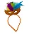Tiara de Carnaval Máscara com Penas – Cores Sortidas - Imagem 1