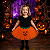 Saia de Tule Infantil Abóbora Halloween – 30cm - Imagem 1