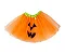 Saia de Tule Infantil Abóbora Halloween – 30cm - Imagem 1