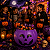 Abóbora Grande Roxo Halloween 16cm - Imagem 1