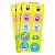 Adesivo Decorativo Redondo Bob Esponja - 3 Cartelas Com 10 Adesivos Cada (30 Unidades) - Imagem 1