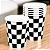 Copo de Papel 270 ml Xadrez Preto – 10 Unidades | Ideal para Festas e Eventos - Imagem 1